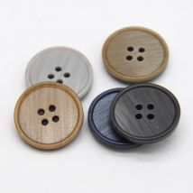 HENGC 15/18/20/23/25 mm 4 Löcher große Harzknöpfe für Kleidung, Mantel, Anzug, Jacke, modisches Nähzubehör, DIY-Handwerk