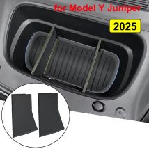 Für Tesla Modell Y Juniper 2025 Starten Vorderen Kofferraum Kombination Partition Ersatz Box Organizer Schallwand Auto Frunk Cargo Abdeckung Bord