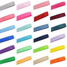 6mm 1/4“ 9mm 3/8“ Grosgrain-Band Einfarbig Hochwertig 100% Polyester Grosgrain-Bänder
