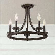 Loft Amerikanischen Eisen Kunst Kronleuchter E14 Kerze Wohnzimmer Licht Einfache Persönlichkeit Retro Esszimmer Küche Studie Decke Licht