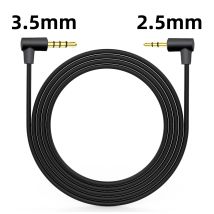 Cavo audio Aux maschio-maschio da 90 gradi ad angolo retto da 2,5 mm TRS a 3,5 mm TRRS per cuffie con jack da 2,5 mm Telefono Xbox One PS4 Talkback