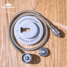 CAMPINGMOON Verlängerungsrohr für den Außenherd, Gas- und Hochdruck-Verlängerungsrohr mit Gewinde, Verbindungsleitung für Gastank