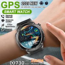 New Outdoors  Adventure T-Rex3 Military GPS Smart Watch 10ATM Waterproof 730mAh High Battery Compass Sports NFC HD Call Watches