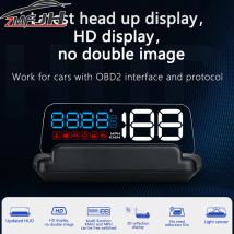 C500 OBD/GPS HUD Head-Up Display Auto Windschutzscheibe Tachometer auf Glas Projektor RPM Uhr Fahrentfernung Volt On-Board-Computer