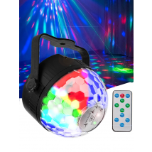 Disco Ball Party Light 7 Colors DJ Red Green Laser Light Strobe Voice Control Stage Party Bar Christmas Dance Bar Wedding Decora