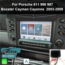 CHSTEK Car Radio Carplay Android 13 for Porsche Cayman Cayenne 911 996 MK2 Boxster 997 2003-2009 GPS 12+256G Media Video Player