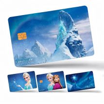 Film Gefrorene Anime Cartoon Bär Haut Aufkleber Film Band Fall Für Große Kredit Debit Karte Vorderseite