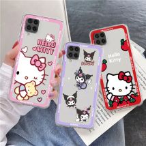 Kuromi Hello Kitty Cinnamoroll custodia trasparente carina per Samsung Galaxy A52 A12 A51 A32 A21s