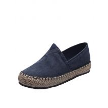 2025 spring and autumn high-quality espadrilles shoes men's flat canvas shoes hemp lazy flat shoes men's loafers driving shoes