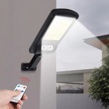 Solar-Straßenlaternen für den Außenbereich, LED-Reflektor und 3 Beleuchtungsmodi, Bewegungsmelder, Flutlicht, Solar-LED-Außenbeleuchtung, Weihnachten