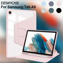 360 Rotating Case for Samsung Galaxy Tab A8 10.5 Inch 2021 (SM-X200/X205/X207), Slim Protective Cover, Auto Wake/Sleep