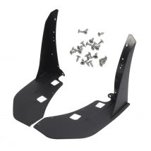 Auto Frontschürze Ecke Spoiler Für Ford Mustang GT500 2014-2021 Schwarz Verhindern Kollision Vordere Seite Ecke Kinn spoiler Winglet