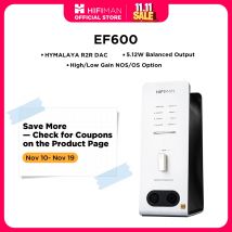 HIFIMAN EF600 Bluetooth DAC/amplificador/soporte para auriculares con HYMALAYA Pro R2R DAC