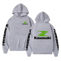 Kawasaki Racing Ninja Hoodie Adult Street Wear Hoodie Men's and Women's Motorcycle Sweatshirt Pullover Sportswear Clothing