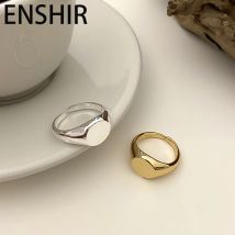 Enshir Unregelmäßigkeit Muster geometrischen Knoten offenen Ring für Frauen Männer Französisch seltsame Mode Party Schmuck Großhandel