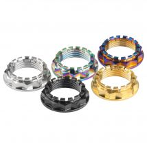 Weiqijie Titanium Nut M38/M48 Motorcycle Rear Wheel Axle Nut for Motorcycle Ducati