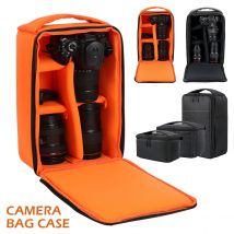 Waterproof Camera Bag Multi-functional Camera Backpack Outdoor Travel Video Digital Camera Photo Case for Nikon Canon DSLR Lens
