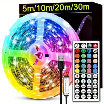 Strisce luminose a LED RGB con telecomando Luces Led Room Light Nastro flessibile USB per la decorazione della stanza Nastro a diodi retroilluminazione TV