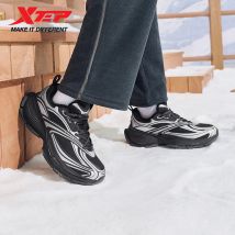 Xtep Basque 2.0 Male Cotton Shoes 2025 Winter New Version Rebound Soft Cushion Cozy Fuzz Support Walking Sneakers 875419370039