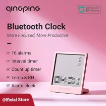 Qingping Bluetooth-Uhr, Intervall-Timer und Count-Up-Timer, digitale Tischuhr mit Wecker