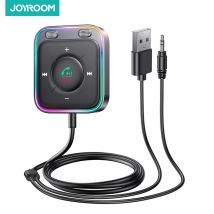 Joyroom Adapter samochodowy Bluetooth 5.4 Ulepszone podwójne mikrofony ENC z redukcją szumów 3,5 mm
