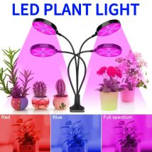 Lampada per coltivazione di piante a LED Spettro completo Semi di fiori per interni Coltivazione idroponica Lampada per scatola di crescita Funzione di temporizzazione dell'attenuazione impermeabile