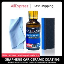 Graphene Car Ceramic Coating 10H+ German Liquid Glass Nano Super Hydrophobic Car Plating Anti-Scratch Car Polish Exterior Care