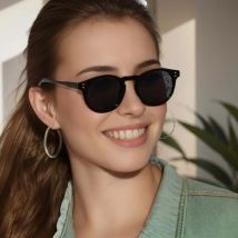 Vintage runde Sonnenbrille Frauen Männer Mode Retro Sonnenbrille weibliche männliche Designer im Freien Spiegel Punk Shades Oculos de Sol