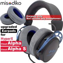 Misodiko Verbesserte Ohr Pads Kissen Ersatz für HyperX Wolke Alpha, Wolke Alpha S Gaming Headset