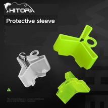 Nuovo 50PCS Gancio di ancoraggio Cap Ami tripli Guaina Custodia protettiva di sicurezza Supporti Custodia Cofani Gancio Guaina Copertura Attrezzatura da pesca in mare