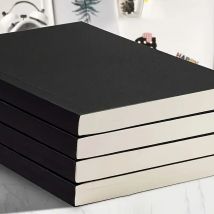 Blocco note A5 256 pagine Notebook vuoto Quaderno per schizzi Diario scolastico Utile diario di cancelleria Forniture per ufficio