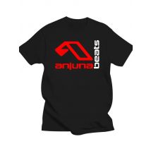 New arrived black short sleeve brand top New Anjunabeats logo T-SHIRT S-5XL fashion print tshirts male casual style tee-shirt