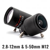 WGWK Obiettivo per telecamera ad alta definizione 2.8-12mm 5-50mm Attacco M12 Obiettivo CCTV con zoom varifocale manuale per telecamera IP di sicurezza di sorveglianza