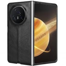 Mode Leder Zurück Funda für Honor Magic V3 Fall mit Front Rahmen für Honor Magic 3, Nähgarn Fall Stoßfest Abdeckung