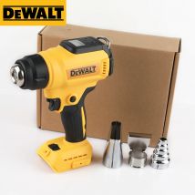 Dewalt DCE530 kabellose Heißluftpistole mit 3 Düsen und LCD-Digitalanzeige. Kabellose Heißluftpistole für Dewalt 20 V Akku (keine Batterie)