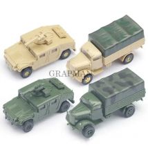 1/72 4D Montieren Lkw USA Humvee Deutschland Lkw Kunststoff Montieren Militär Fahrzeug Modell Spielzeug für Sand Tisch Spielzeug