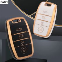 TPU Car Remote Key Case Cover Shell Fob For KIA Sportage Cerato Optima K2 K3 K4 K5 RIO Picanto Soul Sorento Sedona 3 4 Buttons
