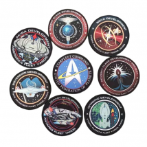 Starship Print Patches Regent Class Project Spacecraft Trek For Garment DIY Stars Armband for Clothing Jacket Bag Decoration