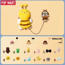 POP MART CRYBABY Crying Again Serie – Plüsch-Abzeichen-Blindbox, 1 Stück/12 Stück, POPMART-Bindbox