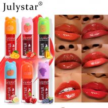 July star 6 Farben leicht zu färben pflegende Lippen farbe dauerhafte wasserdichte Lippen Lippenstift Wasser Antihaft-Lippen glasur