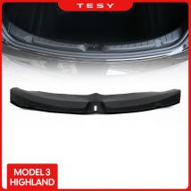 Für Tesla New Model 3 Highland 2024 Kofferraumschwellenleiste TPE oder Metall-Rückenschweller, kratzfester Schutzdeckel