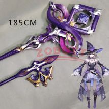 185 cm Herta-Waffen, Länge 186 cm, Honkai: Star Rail Cosplay-Requisite, Halloween, Weihnachten, Party, Kleidung, Requisiten für Comic-Show