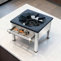 Kuchenka gazowa, energooszczędna, komercyjna, domowa, pojedyncza kuchenka gazowa, dwu-piecowa, na gaz LPG/gaz ziemny, kuchenka na krótkich nóżkach