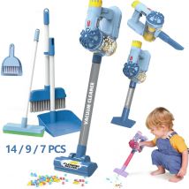 Zestaw zabawek dla dzieci - symulacja elektrycznego odkurzacza, zabawa w udawanie sprzątania, zabawki edukacyjne dla maluchów, idealny prezent dla dziewczynek i chłopców.