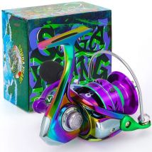 Sougayilang 1000-5000 Mulinello da pesca Spinning Rapporto ad alta velocità 5.2:1 Impugnatura EVA Max Drag 12kg Maniglia Destra/Sinistra Mulinello da pesca alla carpa