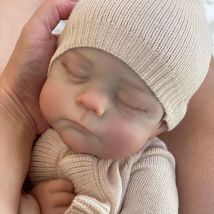 55cm schlafende Eric wieder geborene Baby puppen hand gefertigt gemalt lebensechte Soft Touch Neugeborene Baby puppe Spielzeug für Kinder geschenke Muñecas wieder geboren