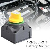 Universal 12V 24V 48V 300a Autobatterie-Trenn schalter Doppel batteriesc halter 3-Positionen-Batteriewahlschalter für Autoboot