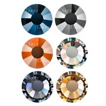 DUOER 1440Pcs SS4-SS20 High Quality Gold Back Glass Rhinestones Crystal Flatback Strass Stones Nail Art DIY Crafts 2028NG-2