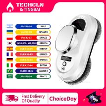 Robot per la pulizia delle finestre intelligente Aspirapolvere Robot per la pulizia delle finestre Vetro elettrico Limpiacristales Telecomando per la casa