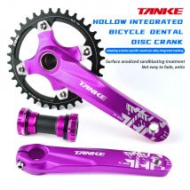 TANKE mechanizm korbowy 170MM tarcza rowerowa pusta zintegrowana mechanizm korbowy 104 BCD wąski szeroki rower MTB korona kwadratowy otwór zębatka korba